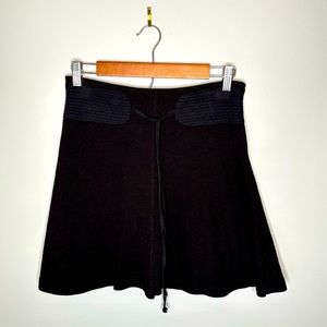 Anthropologie Maeve Skirt Black Size Small Fit Flare Mini Sample Piece